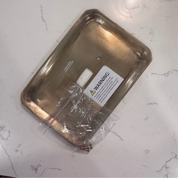 NWT Anthropologie Joan Brass Single Toggle Switch Plate - Picture 2 of 5